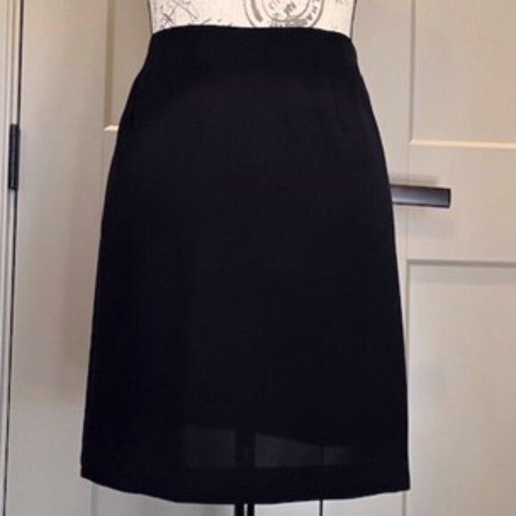 Cache Black Pleated Wrap-Around Skirt-SIZE 6 - Picture 5 of 7